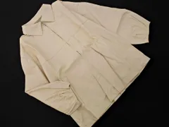 mystic ミスティック フェイクレザー スリット ジップアップ ジャケット size1/アイボリー ◇■ レディース