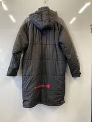 ピB295⚫︎ NEW BALANCE⚫︎ニューバランス⚫︎アウター⚫︎ベンチコート⚫︎ロング⚫︎スポーツ⚫︎フード取り外し可⚫︎size L⚫︎黒X灰