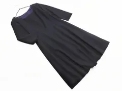 COUP DE CHANCE クードシャンス ウール混 ワンピース size36/紺 ◇■ レディース
