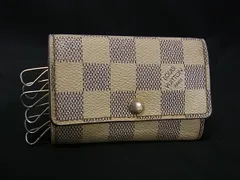 LOUIS VUITTON ルイヴィトン N61745 ダミエアズール ミュルティクレ6 6連 キーケース 鍵入れ レディース メンズ アイボリー系 DD9285