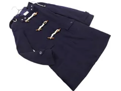 J.PRESS ジェイプレス ウール混 中綿 ダッフル コート size9/紺 ◇■ レディース