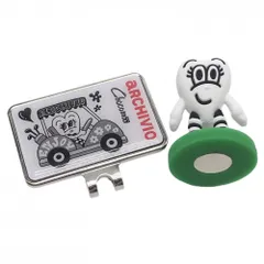 【新品】アルチビオ×Chocomoo 3Dマーカー 白×グリーン チョコムー コラボ ゴルフ 2024年モデル archivioのサムネイル