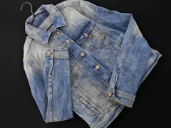 ZARA ザラ ダメージ加工 Gジャン デニム ジャケット sizeM/水色 ■■ レディース