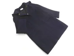 BEAUTY & YOUTH ビューティ&ユース ユナイテッドアローズ ウール混 フード ノーカラー コート sizeM/紺 ◇■ レディース