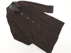 NEWYORKER ニューヨーカー ウール100% ステンカラー コート size11AR/茶 ◇■ レディース