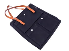 marimekko マリメッコ キャンバス トート バッグ 黒 ■■ レディース