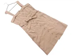 KUMIKYOKU 組曲 リボン ジャンパー スカート ワンピース size3/ベージュ ■■ レディース