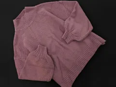 LOWRYS FARM ローリーズファーム ボリュームスリーブ ハイネック ニット セーター sizeF/ラベンダー ◇■ レディース