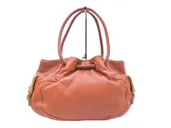 COLE HAAN コールハーン 本革 レザー バッグ 茶 ■■ レディース