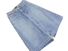 SHIPS シップス Aライン 台形 デニムスカート size27/青 ■■ レディース