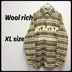 Woolrich ウールリッチ 80s ネルシャツ 赤ネイティブ柄 L USA製 - メルカリ