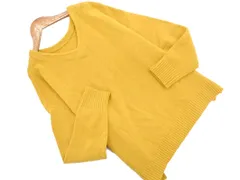 MACKINTOSH PHILOSOPHY マッキントッシュフィロソフィー ウール100% ニット セーター size38/マスタード ◇■ レディース