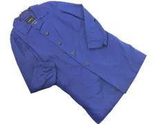 green label relaxing グリーンレーベルリラクシング ユナイテッドアローズ ライナー付き ステンカラー コート sizeS/青  ◇■ メンズ