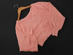 MERCURYDUO マーキュリーデュオ シャギー ドルマン ニット セーター sizeF/ピンク  ◇■ レディース