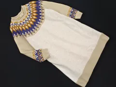 BEAMS HEART ビームスハート ウール混 裏起毛 ニット ワンピース ベージュ  ◇■ レディース