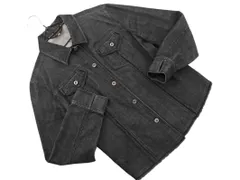 EVEX by KRIZIA エヴェックスバイクリツィア フリンジ Gジャン デニム ジャケット size40/黒 ◇■ レディース