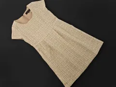 Jewel Changes ジュエルチェンジズ ユナイテッドアローズ ツイード Iライン ワンピース size38/ベージュ ◇■ レディース