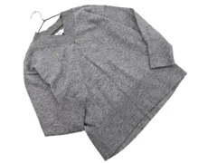 AZUL BY MOUSSY アズールバイマウジー Vネック ニット セーター sizeM/グレー ◇■ レディース
