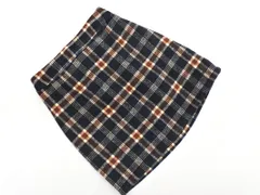 INGNI イング チェック Aライン 台形 スカート sizeF/紺 ◇■ レディース