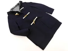 COMME CA ISM コムサイズム ウール混 ダッフル コート sizeM/紺 ◇■ レディース