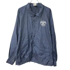 Champion コーチジャケット XL ダークネイビー チャンピオン スナップボタン ナイロン スポーティー ラグラン アウター 春秋物 a802-5761