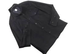 TAKEO KIKUCHI タケオキクチ ウール混 ポケット スタンドカラー シャツ size3/濃紺 ◇■ メンズ