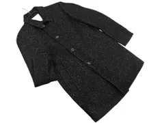 EDIFICE エディフィス ウール混 ステンカラー コート sizeM/黒 ◇■◎メンズ