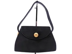 mila schon ミラショーン ヴィンテージ ワンハンドル ハンド バッグ 黒 ■■ レディース