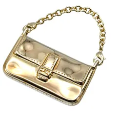 FENDI フェンディ マンマバケット モチーフ GP キーホルダー バッグチャーム ゴールド M2602-k113