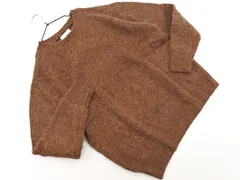 Discoat ディスコート ビッグシルエット ニット セーター sizeM/茶 ◇■ レディース