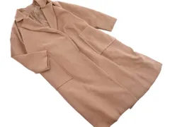 GRL グレイル ウエストリボン 付き ロング コート sizeF/茶 ◇■ レディース