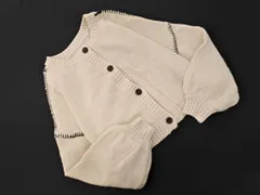 INGNI イング ステッチ ニット カーディガン sizeM/白ｘ黒 ◇■ レディース