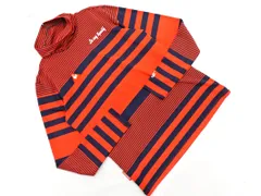 le coq sportif ルコックスポルティフ ボーダー タートルネック カットソー sizeM/赤ｘ紺 ◇■ レディース