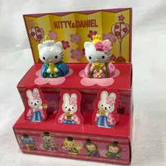 ハローキティ　ミニ雛壇飾り　雛人形　お菓子無し　T316