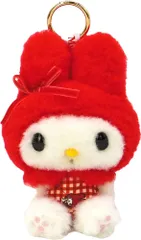 ナカジマコーポレーション マイメロディ 赤チェック マスコット 219787-25 [マスコット]