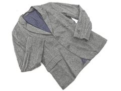 BEAUTY & YOUTH ビューティ&ユース ユナイテッドアローズ ウール混 ツイード テーラード ジャケット sizeM/グレー ◇■ メンズ