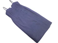 新品 an another angelus アンアナザーアンジェラス ワンピース ジャンパー デニムスカート sizeF/紺 ■■ レディース