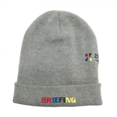 【新品】ブリーフィング ニット帽 グレー ZOZO CHAMPIONSHIP FREE   ゴルフウェア BRIEFING