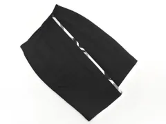 COUP DE CHANCE クードシャンス ウール混 サイドライン スカート size38/黒 ◇■ レディース