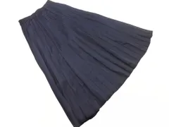 Ray Cassin レイカズン ロング プリーツ スカート sizeF/濃紺 ■■ レディース