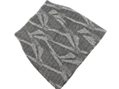 EMODA エモダ ウール混 総柄 Aライン 台形 スカート sizeM/グレー ◇■ レディース