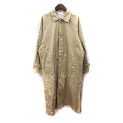 コーエン coen ステンカラーコート 背抜き M ベージュ /YI