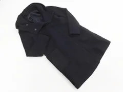 ZARA basic ザラ ベーシック ウール混 フーディー コート sizeXS/紺 ◇■ レディース