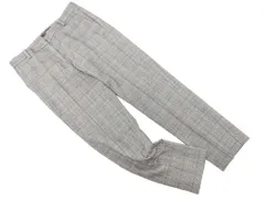 Demi-Luxe BEAMS デミルクスビームス センタープレス加工 グレンチェック テーパード パンツ size38/グレー ■■ レディース