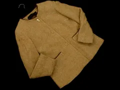 ZARA basic ザラ ベーシック ウール混 ツイード ノーカラー ジャケット sizeXS/ベージュ ◇■ レディース