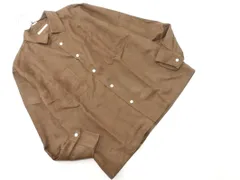 新品 JOURNAL STANDARD ジャーナルスタンダード スウェード調 シャツ sizeL/茶 ◇■ メンズ