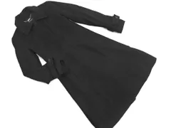 LAUTREAMONT ロートレアモン カシミヤ100% ステンカラー コート size3/黒 ◇■ レディース