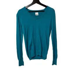  CITYSHOP カシミヤ混 Vネックニット ブルー サイズ38 2000002407706【MN21】のサムネイル