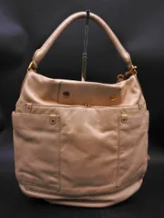 MARC BY MARC JACOBS マークバイマークジェイコブス レザー ショルダー ハンド バッグ ライトベージュ ■■ レディース