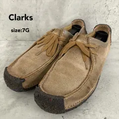 Clarks クラークス ナタリー Natalie モカシン シューズ 革靴 替え紐付き ブラウン 茶 25.5cm UK7G 0906500629 クレープソール ローカット スリッポン スエード レースアップ ★ ■■